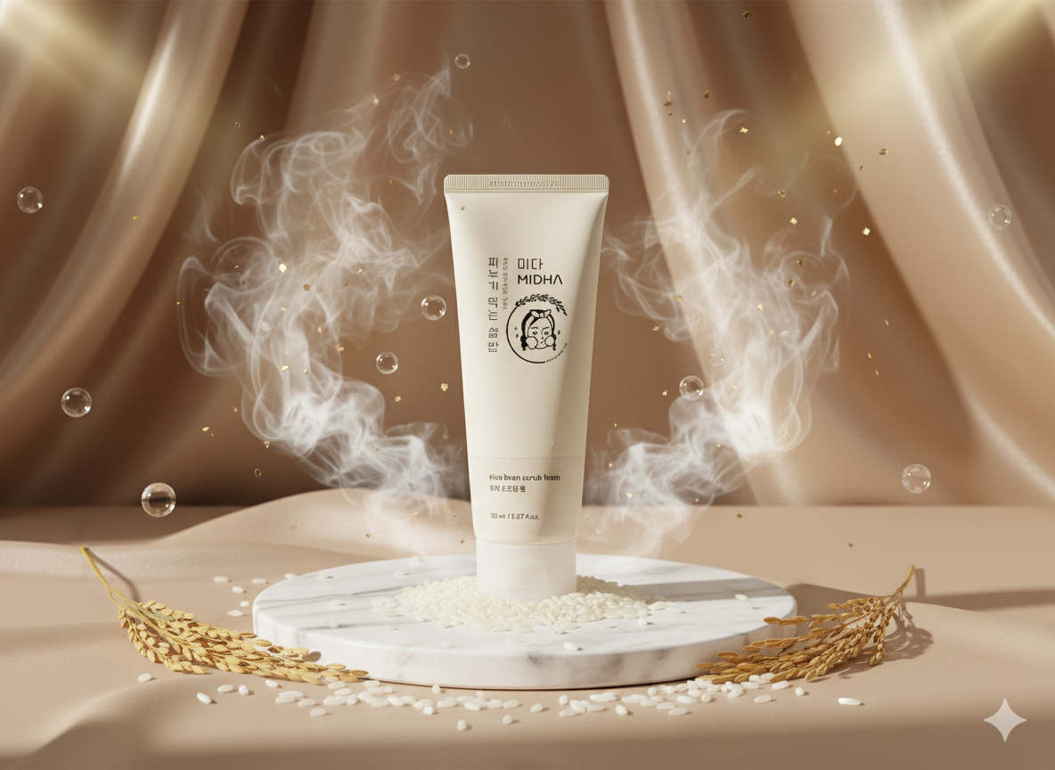 MIDHA - Rice Bran Scrub Foam