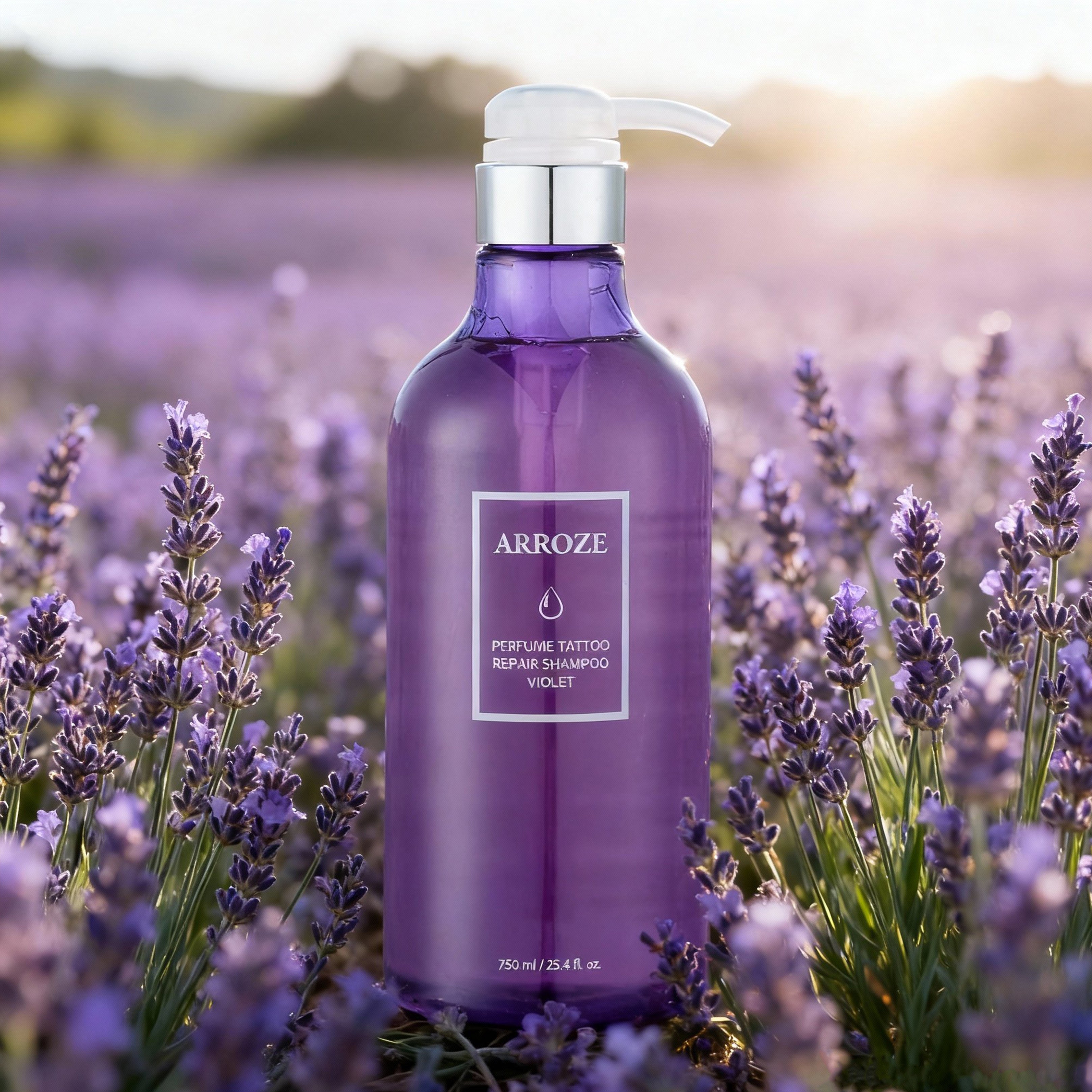 Arroze-Perfume Tattoo Repair Shampoo Violet