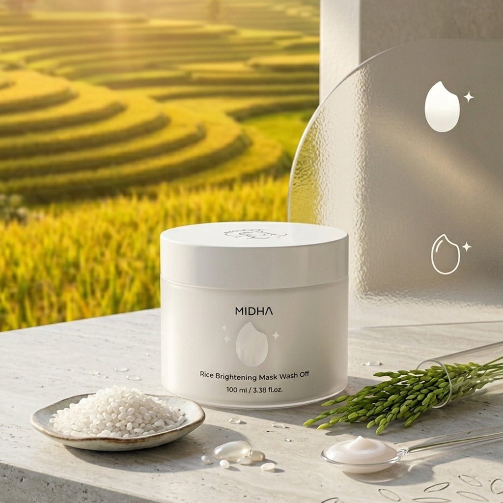 MIDHA - Rice Brightening Wash-Off Mask