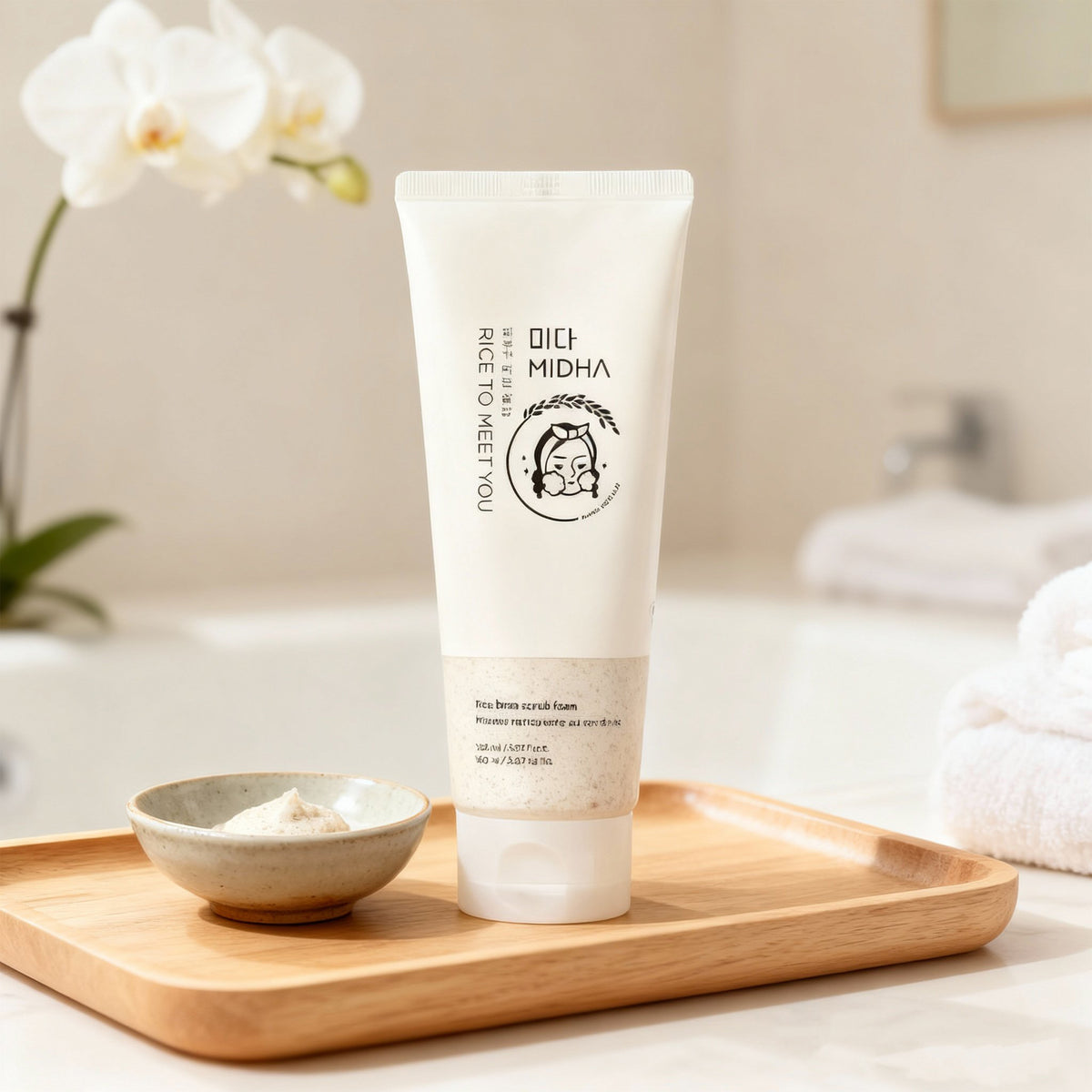 MIDHA Rice Bran Scrub Foam – Eloura-Beauty